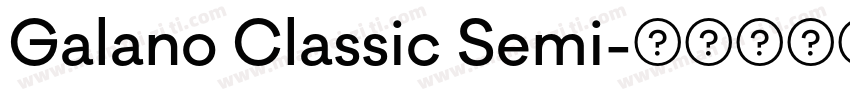Galano Classic Semi字体转换